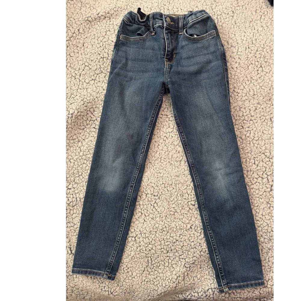 Abercrombie Kids Girls Blue High Rise Super Skinny Jeans Size 7/8 Regular